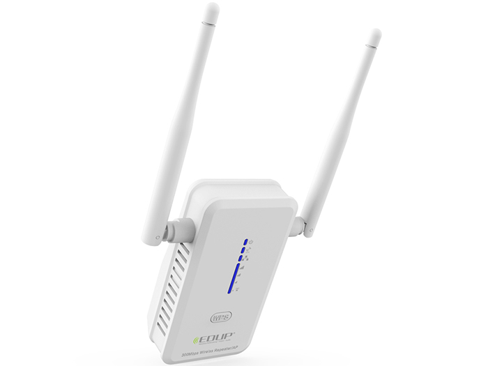 RIPETITORE WIFI EXTENDER 300MBPS DUAL BAND 2 ANTENNE CAVO ETHERNET